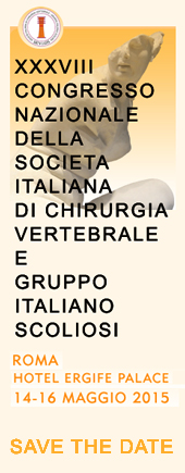 XXXVIII Congresso Nazionale della Societ di Chirurgia Vertebrale SICV&GIS