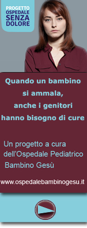 OSPEDALE SENZA DOLORE": AL VIA LA NUOVA CAMPAGNA DI COMUNICAZIONE SOCIALE DEL BAMBINO GES